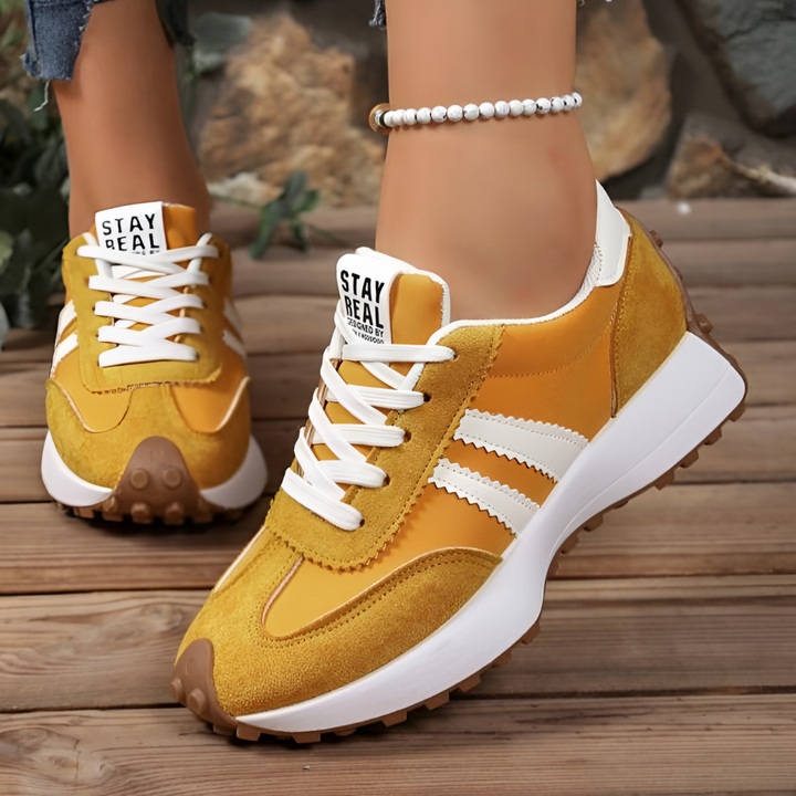 Patsy | Retro Lace-Up Platform Sneaker