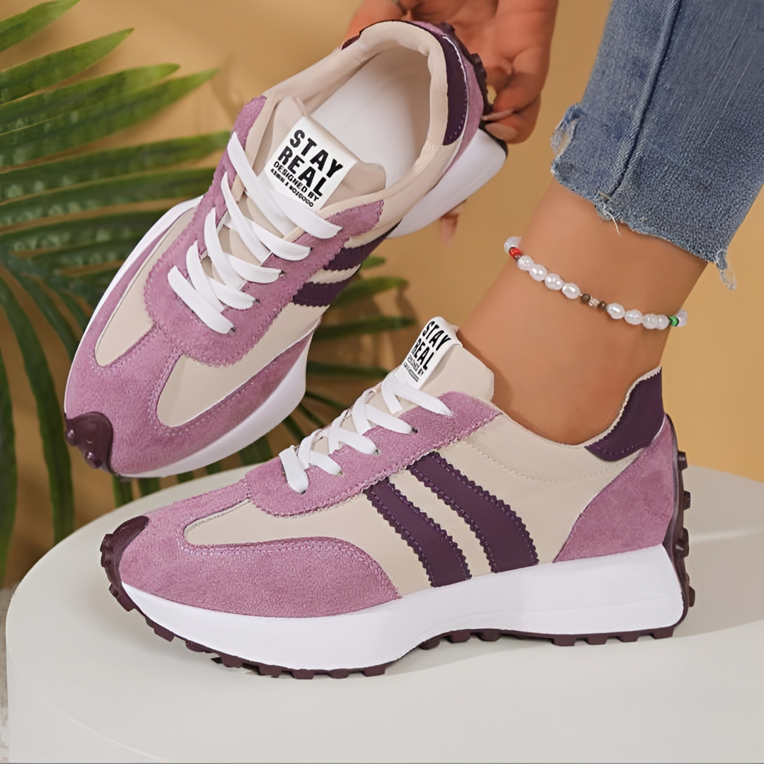 Patsy | Retro Lace-Up Platform Sneaker