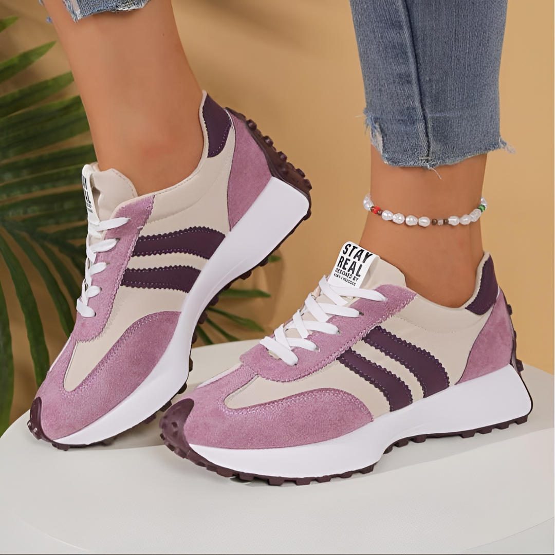 Patsy | Retro Lace-Up Platform Sneaker