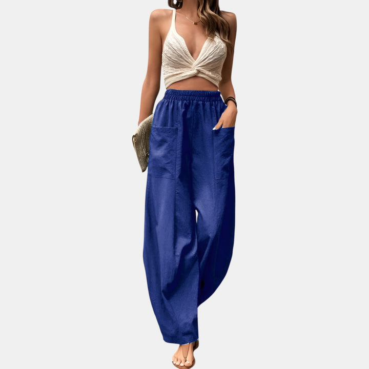 Allegra | Pull-On Wide-Leg Pants