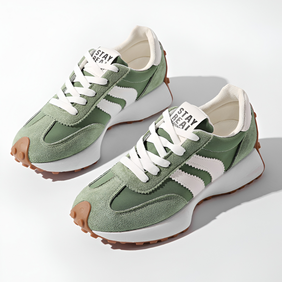 Patsy | Retro Lace-Up Platform Sneaker