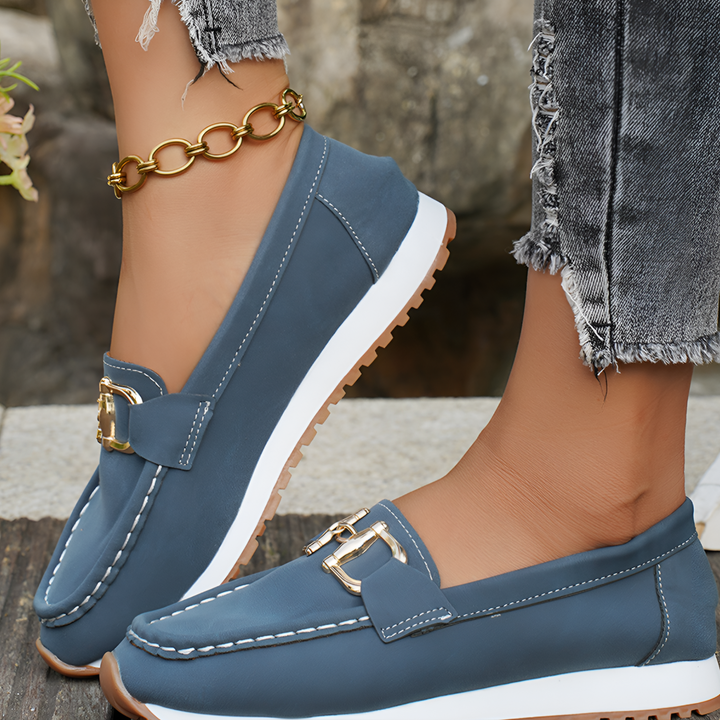 Francine | Flat Wedge Slip-On Loafer