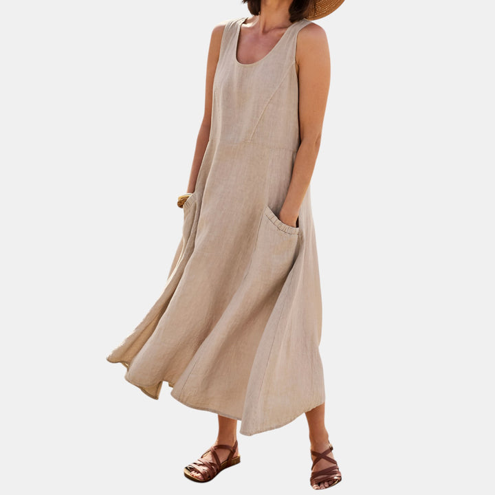 Constance | Sleeveless A-Line Maxi Dress