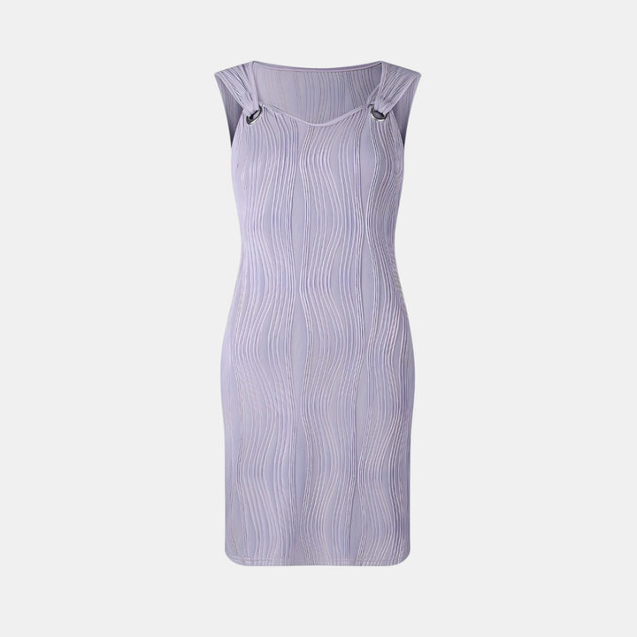 Peggy | Sleeveless Mini Dress with Textured Surface