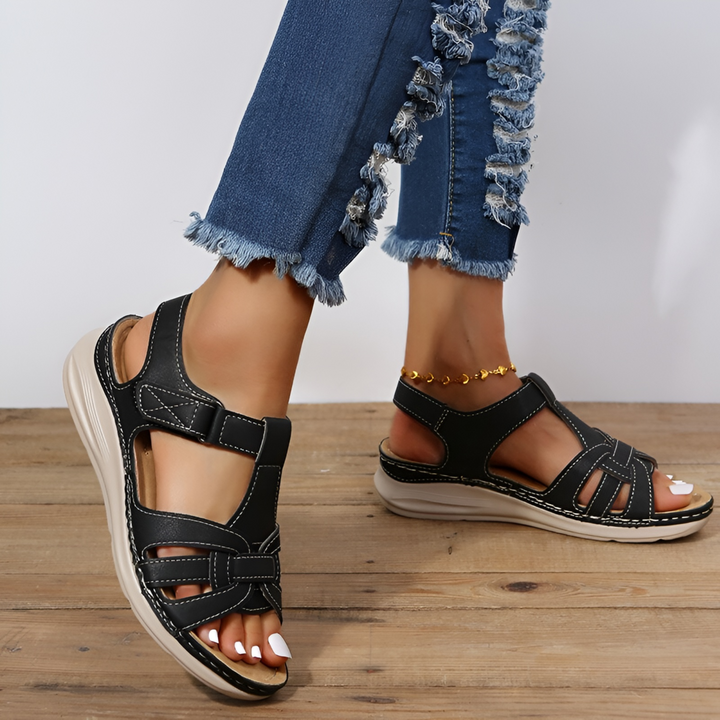 Bernice | Multi-Strap Wedge Walking Sandal