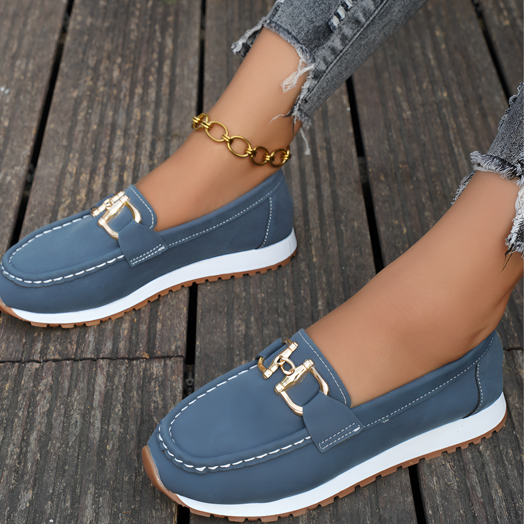 Francine | Flat Wedge Slip-On Loafer