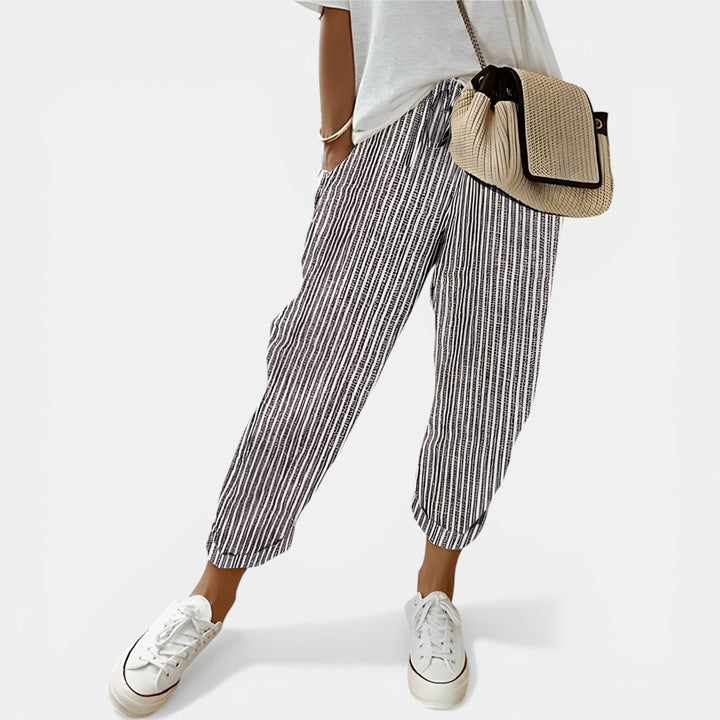 Margaret | Tapered Drawstring Jogger Pants