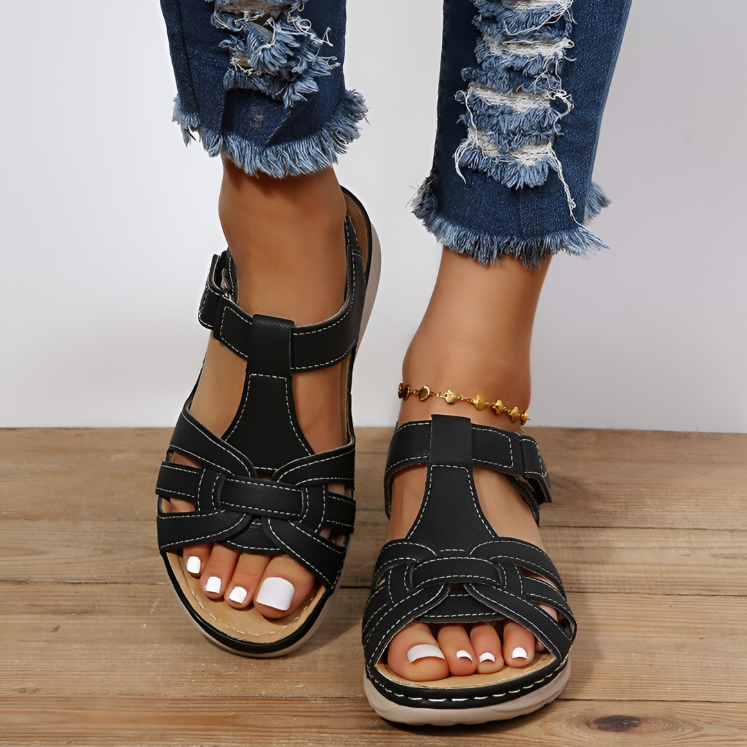 Bernice | Multi-Strap Wedge Walking Sandal