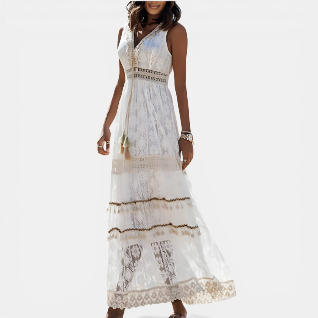 Patricia | Boho Tiered Maxi Dress