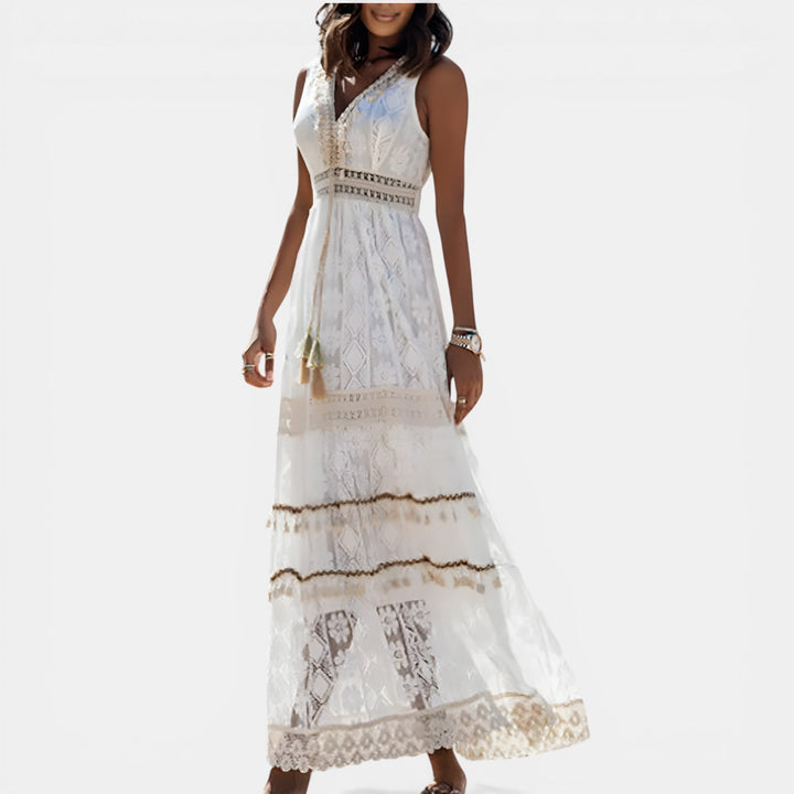 Patricia | Boho Tiered Maxi Dress