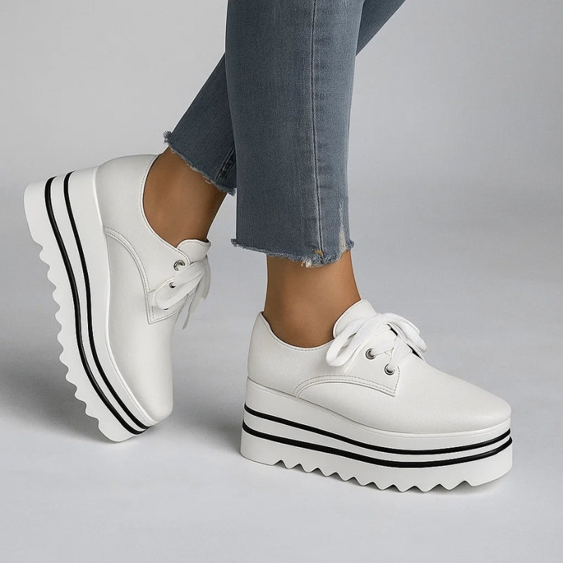 Beatrice | Chunky Platform Lace-Up Oxford