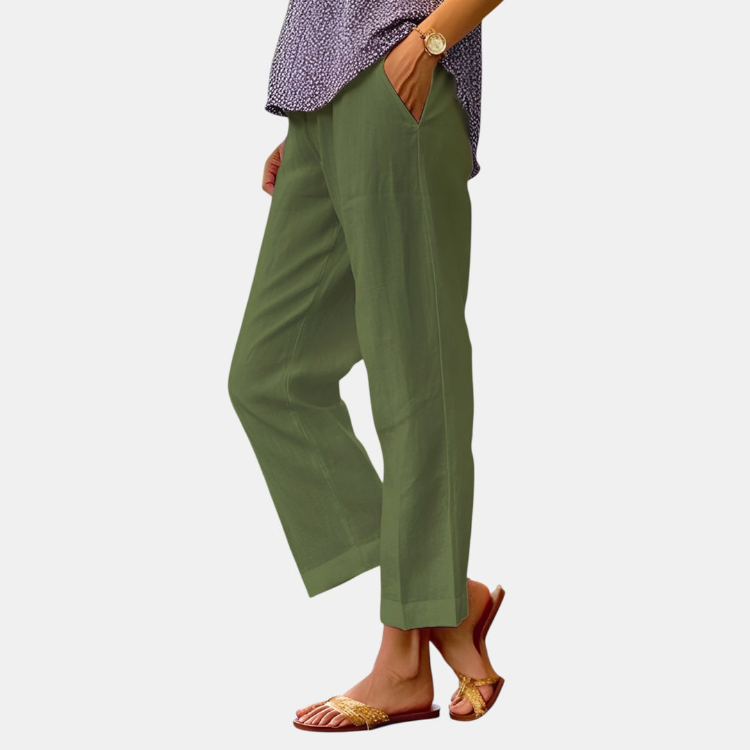 Linda | Straight-Leg Cropped Trouser