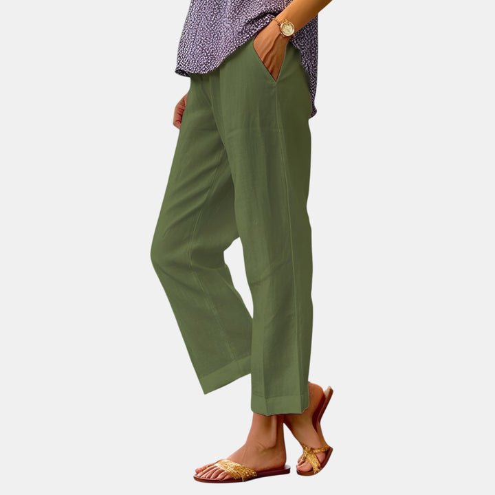 Linda | Straight-Leg Cropped Trouser