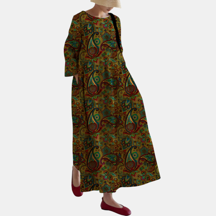 Ottoline | Loose Tent Maxi Dress with Pockets