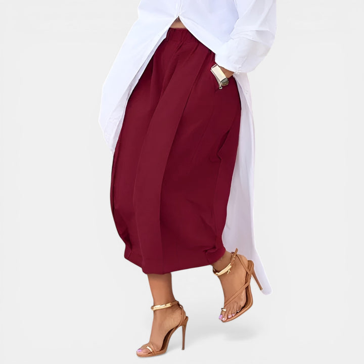 Diane | Wide Leg Pleated Pants