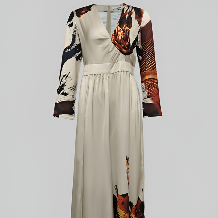 Edna | Floral Print Wide-Leg Jumpsuit