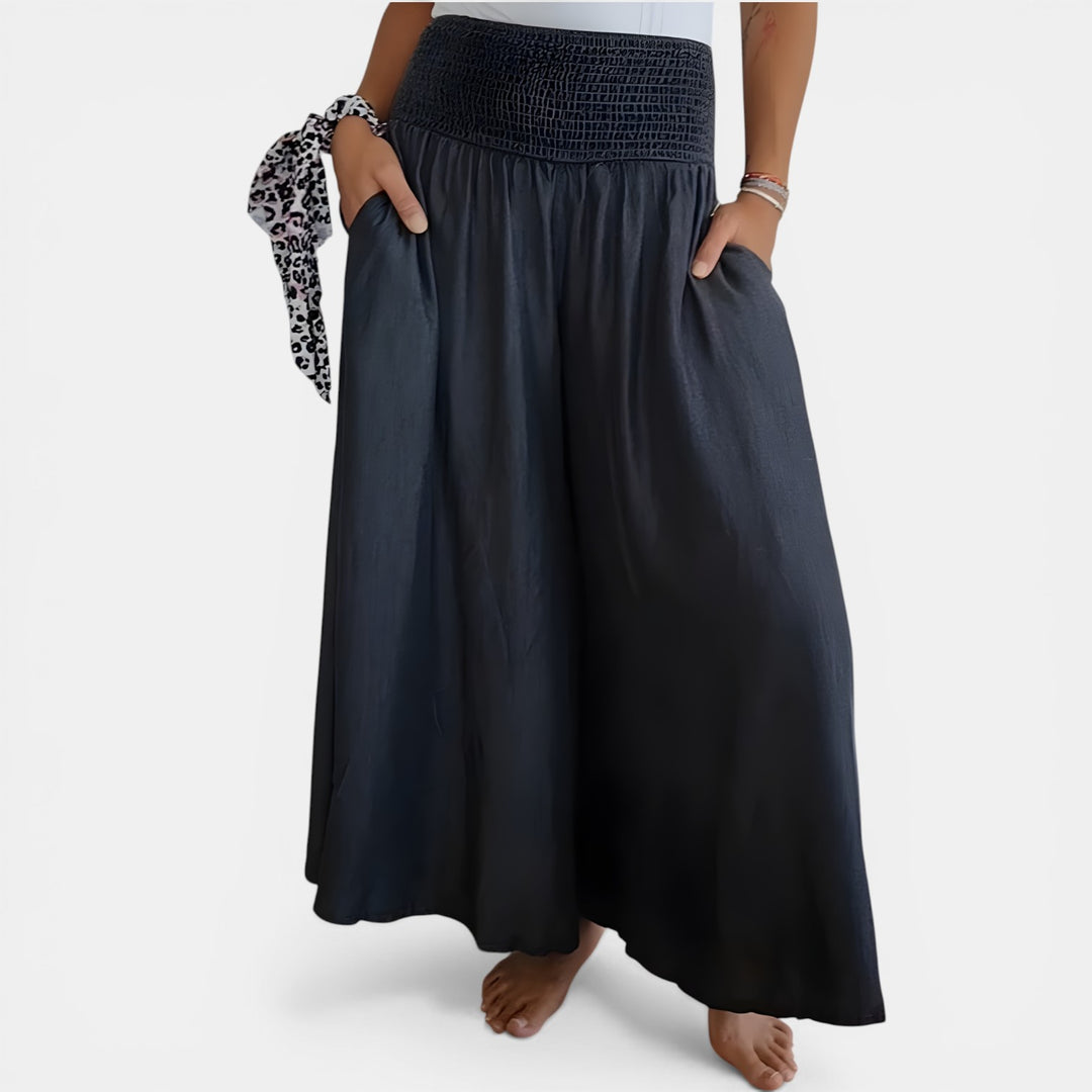 Evelyn | High Waist Wide-Leg Trousers