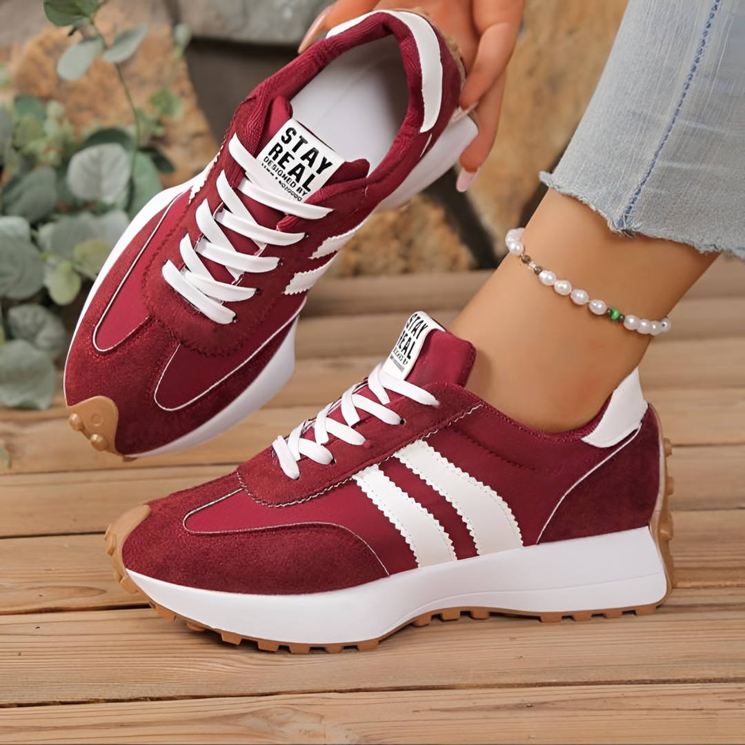 Patsy | Retro Lace-Up Platform Sneaker