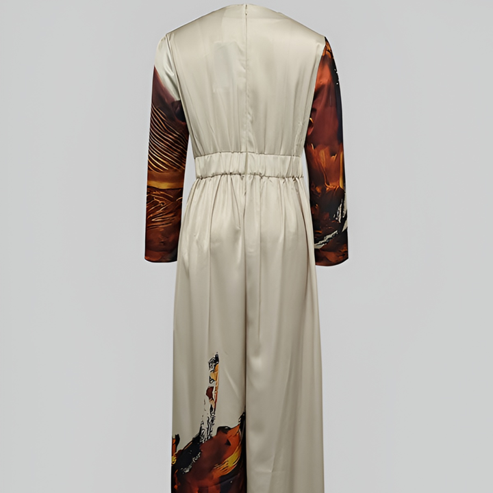 Edna | Floral Print Wide-Leg Jumpsuit