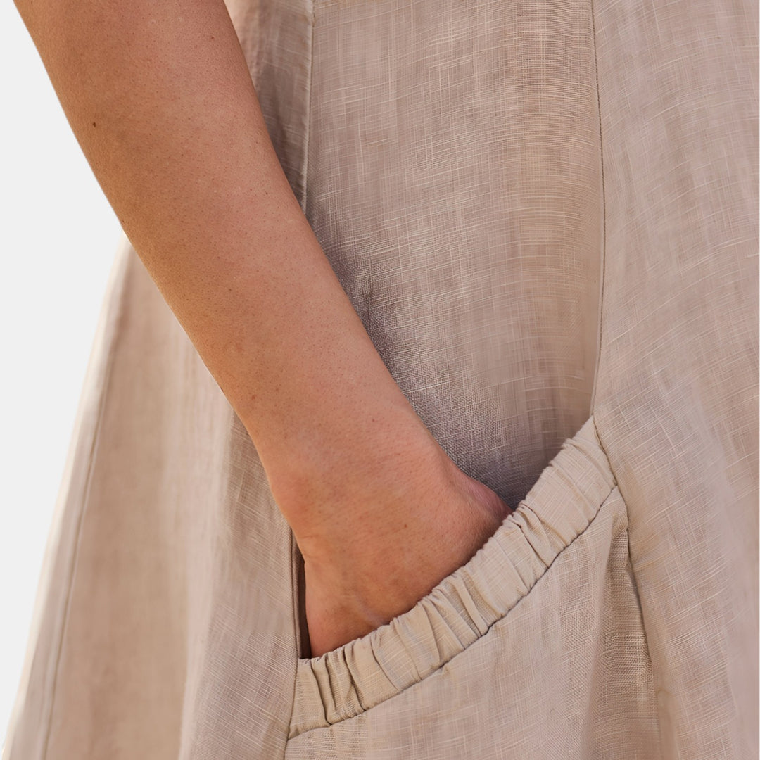 Constance | Sleeveless A-Line Maxi Dress