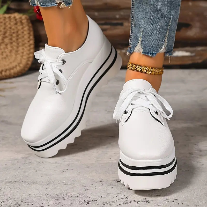 Beatrice | Chunky Platform Lace-Up Oxford