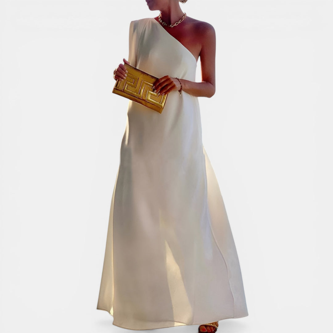 Adeline | One-Shoulder Maxi Dress