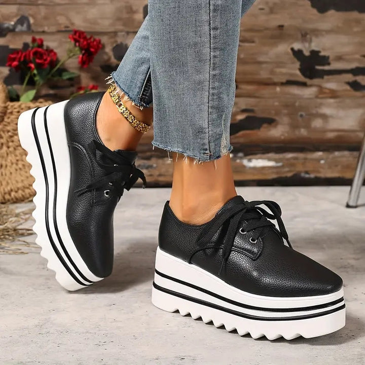 Beatrice | Chunky Platform Lace-Up Oxford