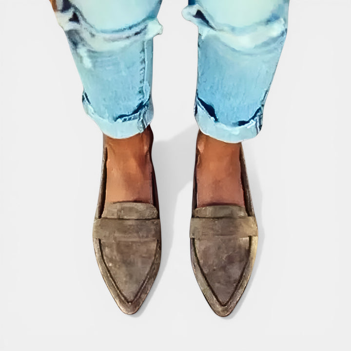 Laura | Pointed Toe Slip-On Loafer