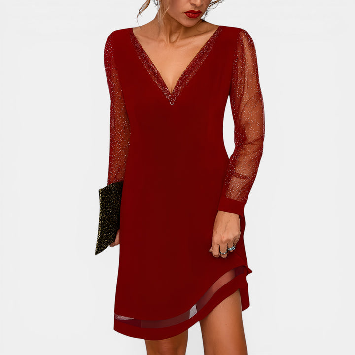Claire | Long Sleeve Midi Wrap Dress