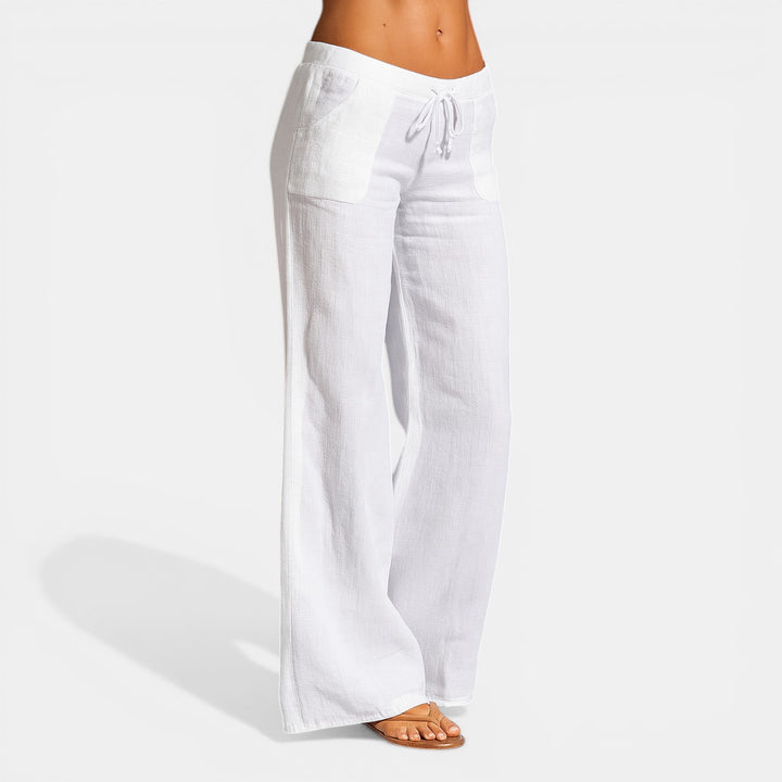 Laura | Wide Leg Drawstring Pants