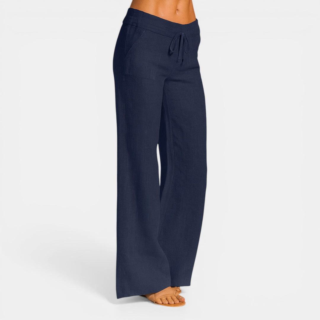 Laura | Wide Leg Drawstring Pants