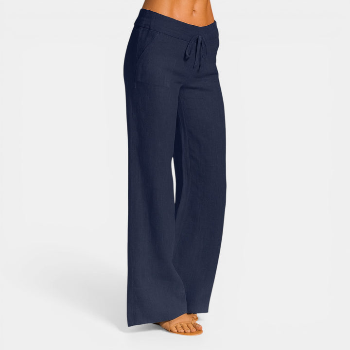 Laura | Wide Leg Drawstring Pants