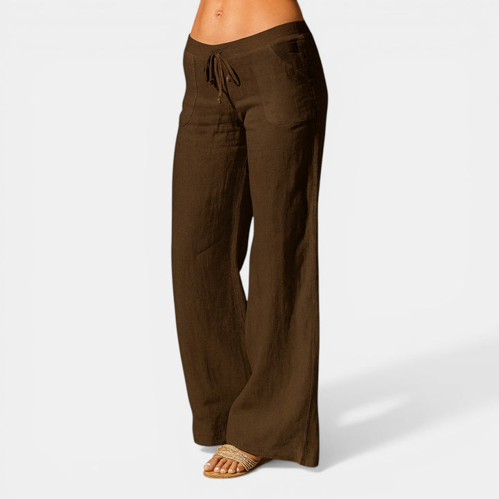 Laura | Wide Leg Drawstring Pants