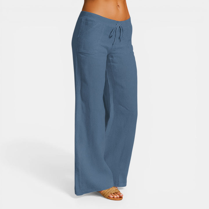 Laura | Wide Leg Drawstring Pants