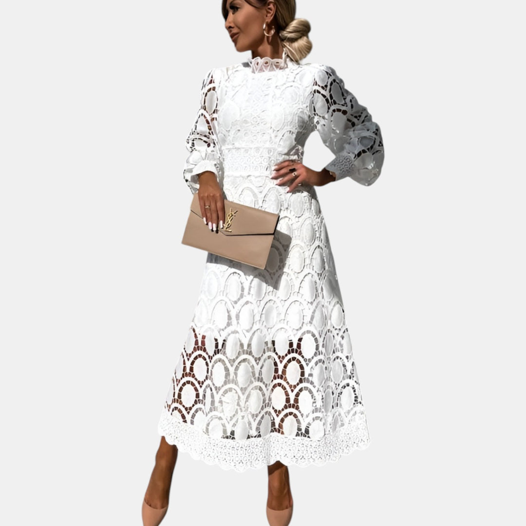 a line midi dress for wedding guest Madison A-Line your go Green A-Line Midi Dress, Sweetheart