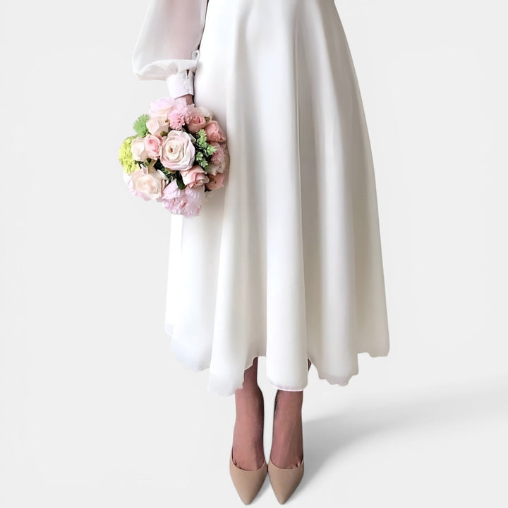 Claire | Long Sleeve A-Line Wedding Dress
