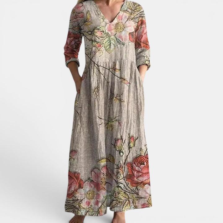 Evelyn | Floral Maxi Dress