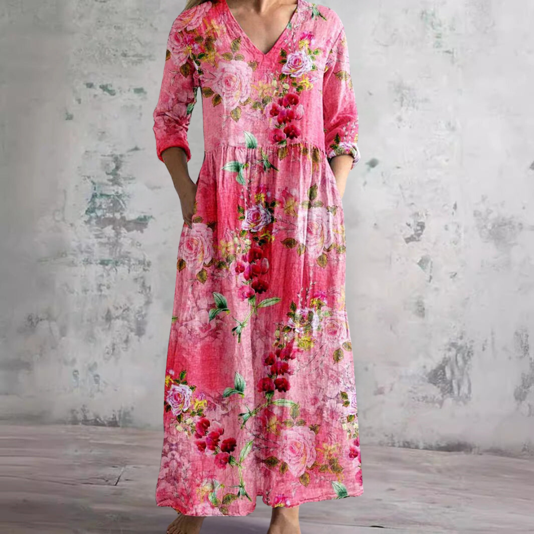 Evelyn | Floral Maxi Dress