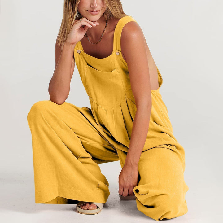 Patricia | Wide Leg Sleeveless Jumpsuit