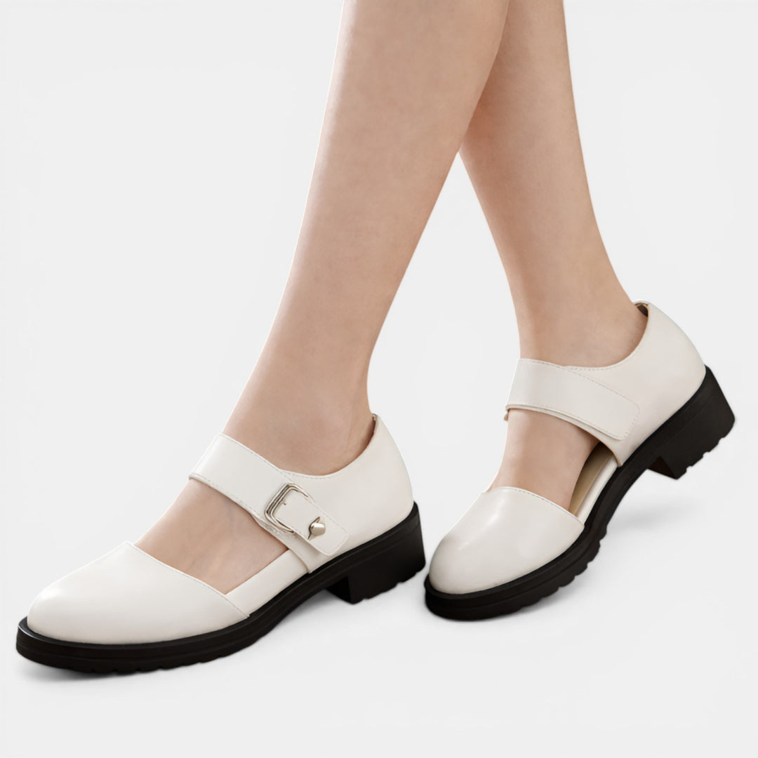 Joanne | Mary Jane Buckle Strap Flat