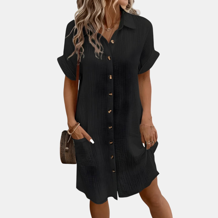 Susan | Collared Button-Down Shirt Dress