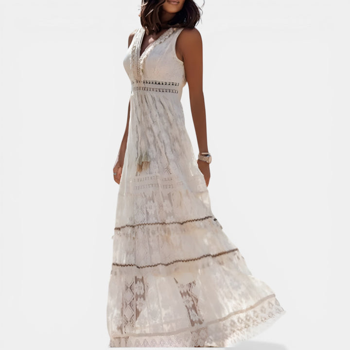 Patricia | Boho Tiered Maxi Dress