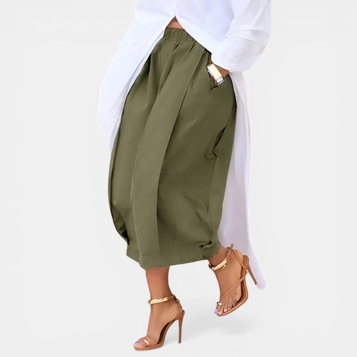 Diane | Wide Leg Pleated Pants