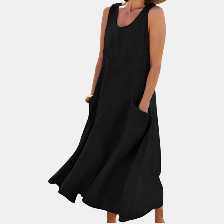 Constance | Sleeveless A-Line Maxi Dress