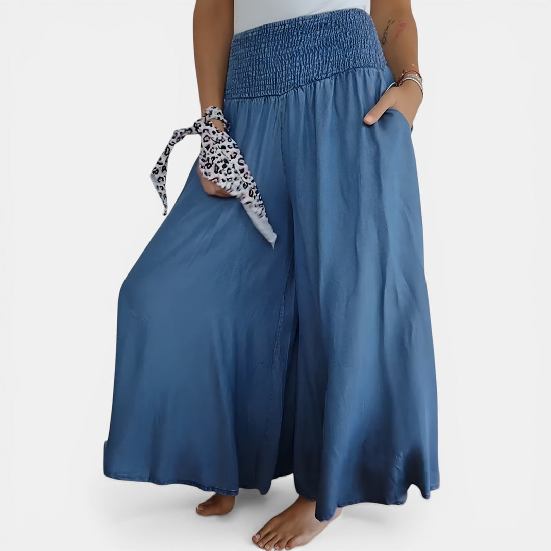 Evelyn | High Waist Wide-Leg Trousers