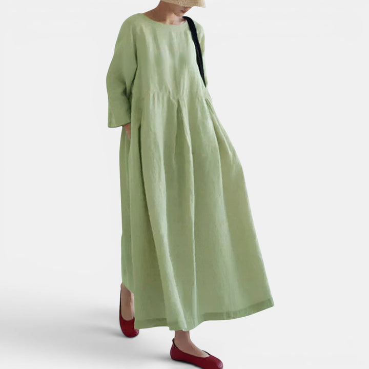 Ottoline | Loose Tent Maxi Dress with Pockets