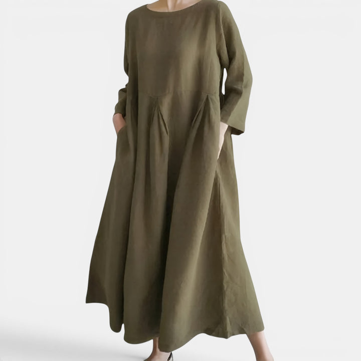 Ottoline | Loose Tent Maxi Dress with Pockets