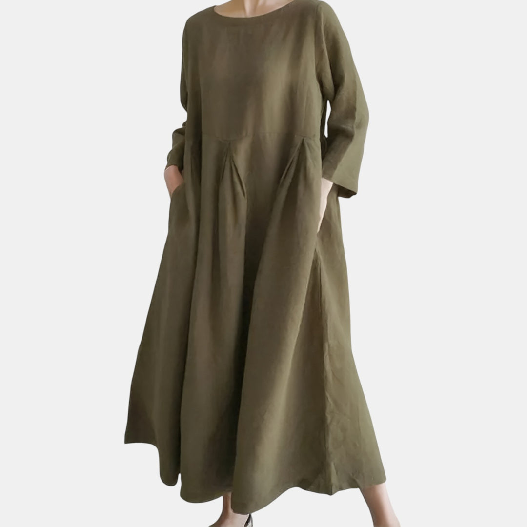 Ottoline | Loose Tent Maxi Dress with Pockets