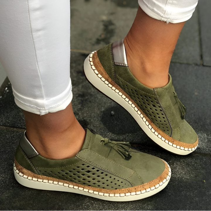 Ida | Perforated Slip-On Sneaker