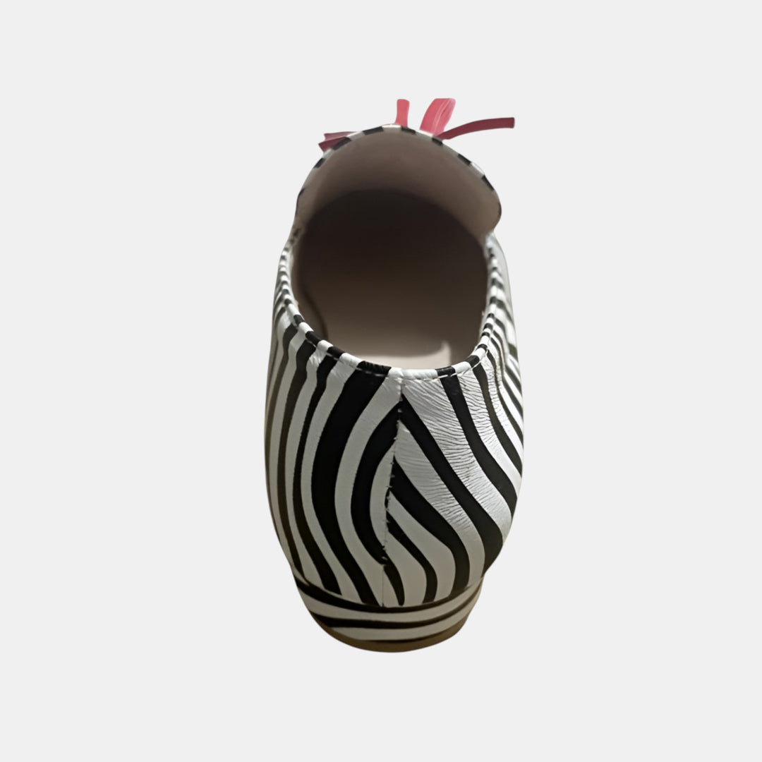 Sylvia | Rounded Toe Slip-On Loafer with Tassel Detail
